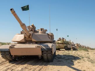 دبابة M1A1 تابعة للقوات البرية السعودية