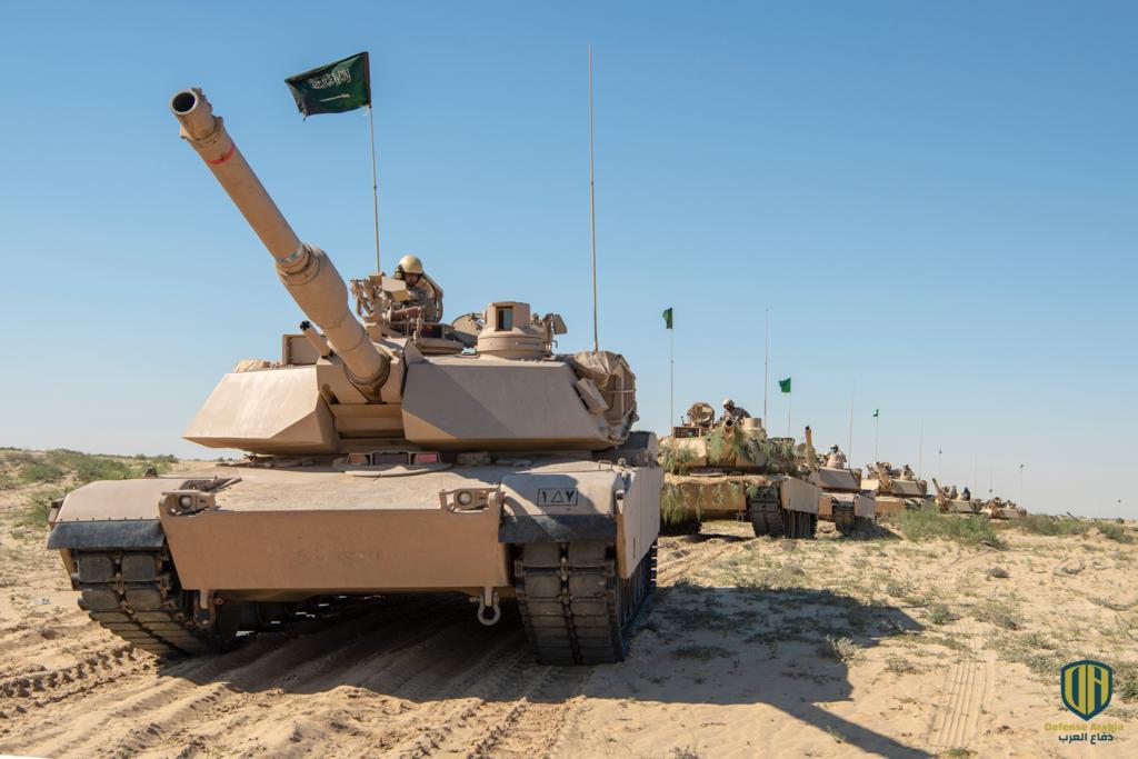 دبابة M1A1 تابعة للقوات البرية السعودية