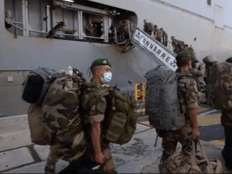قوات فرنسية تصل لبنان