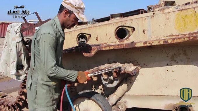 الجيش العراقي يواصل العمل على استعادة دبابات "تي-72إم1"