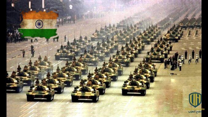 الجيش الهندي في استعراض عسكري