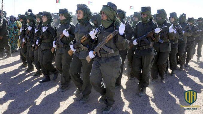 مقاتلات من جبهة البوليساريو