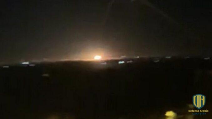 هجوما صاروخيا استهدف منطقة مصياف بريف حماة الغربي