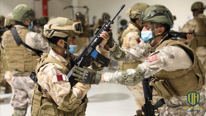 عناصر القوات الخاصة القطرية ومدربين أتراك