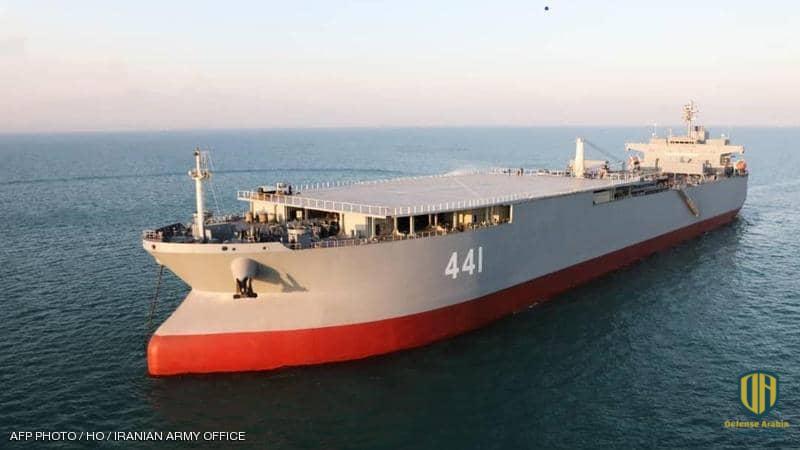 السفينة العسكرية الإيرانية "مكران"
