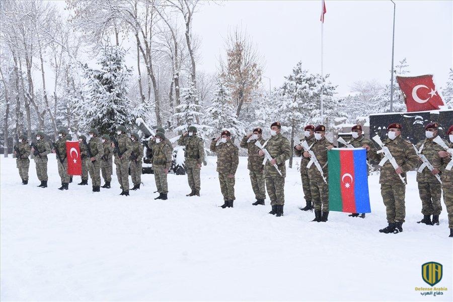 مناورات عسكرية شتوية مشتركة بين تركيا وأذربيجان