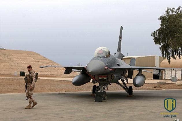 مقاتلة "F-16IQ" تابعة لسلاح الجو العراقي