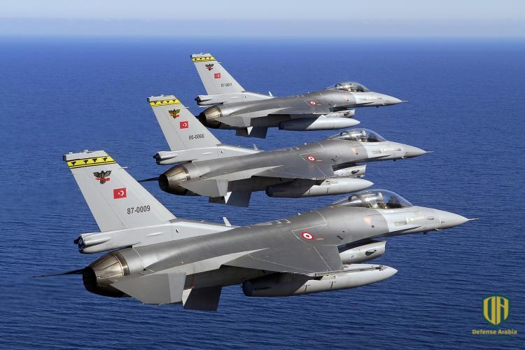 مقاتلات "إف-16" تابعة لسلاح الجو التركي