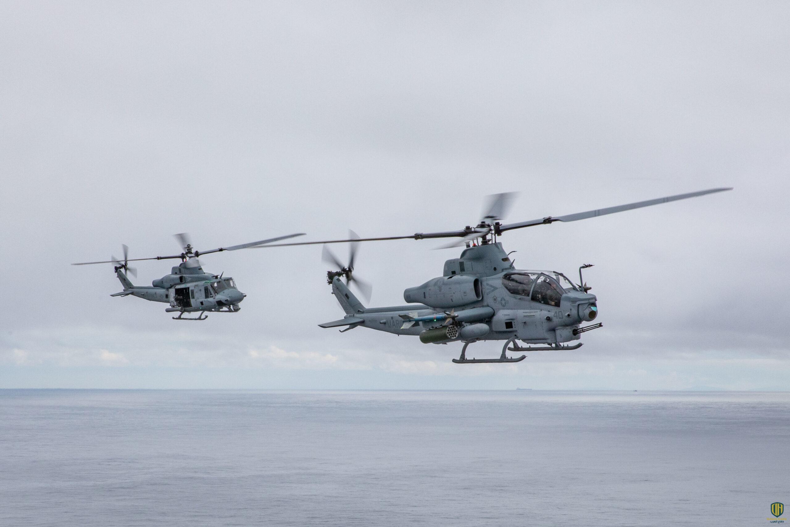 طائرتَي الهليكوبتر AH-1Z Viper وUH-1Y Venom الهجومية والخدماتية