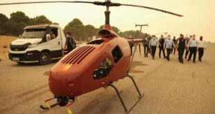 المروحية التي صممتها شركة التكنولوجيا التركية تضم كاميرات حرارية وأجهزة استشعار (trthaber)