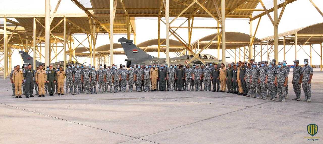 لقوات الجوية المشاركة بالتدريب المشترك المصري الإماراتى "زايد-3"