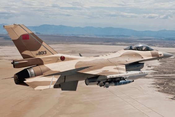 مقاتلات "F-16" تابعة للقوات الجوية المغربية