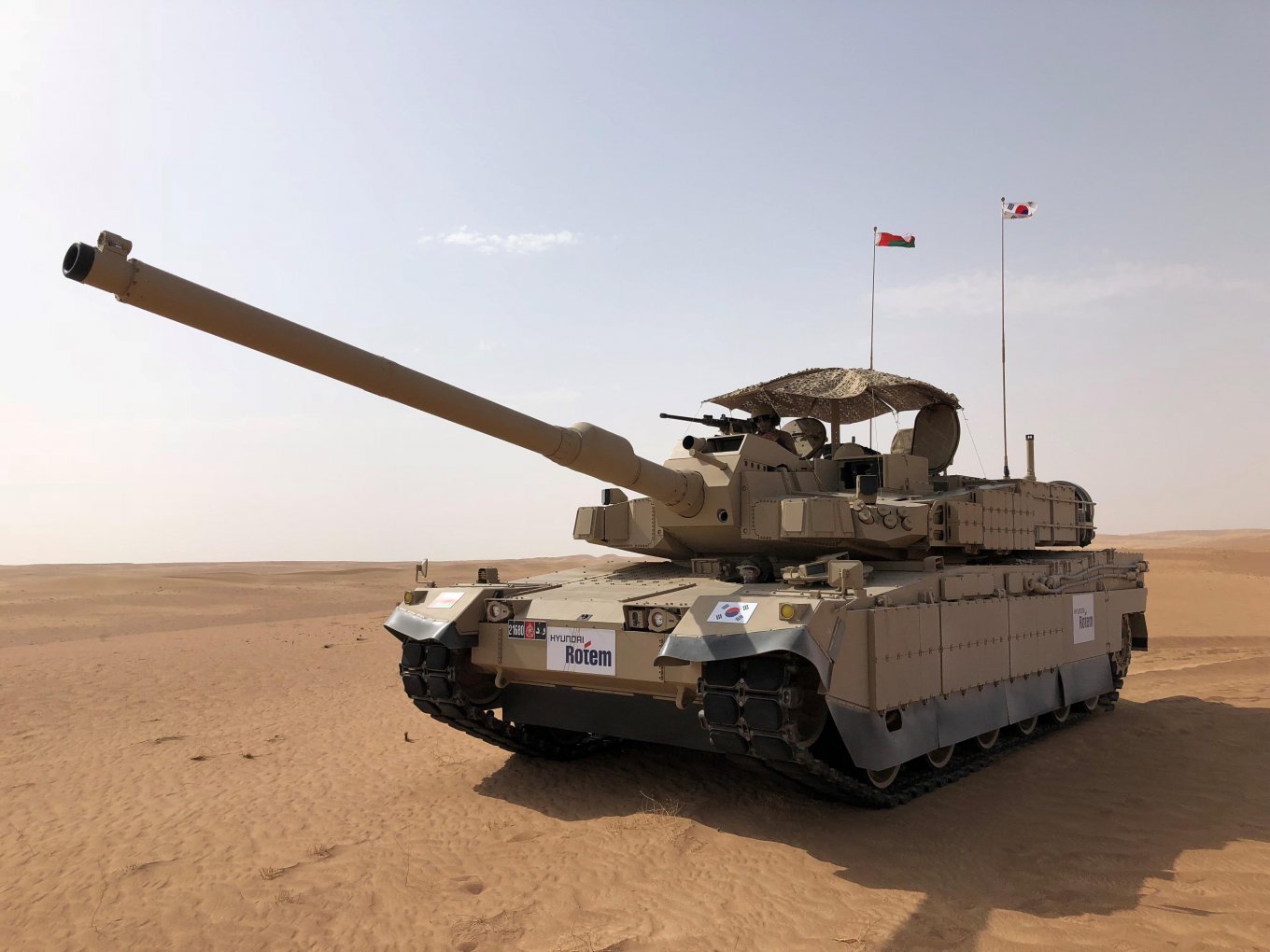 دبابة "كيه2 بلاك بانثر" تم اختبارها في عمان