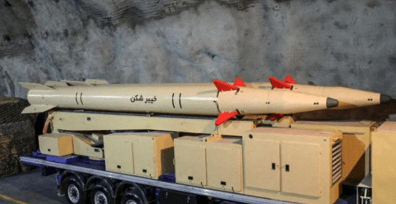 الصاروخ الباليستي الإيراني الجديد (سكاي نيوز)