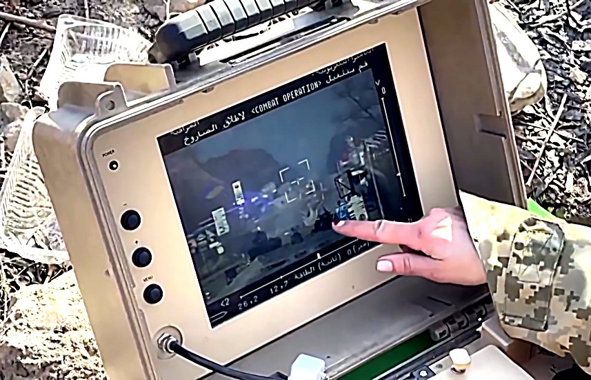 شاشة جهاز التحكم منظومة مضادة للدروع أوكرانية الصنع من طراز "ستوغنا - بي"