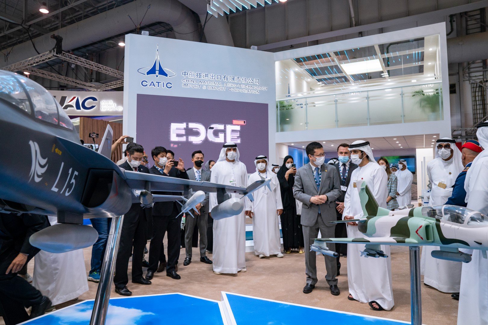 مجموعة إيدج الإماراتية خلال معرض دبي للطيران 2021