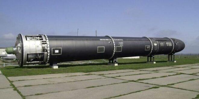 صاروخ ‏بالستي روسي من طراز "سارمات"‏