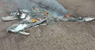 مقاتلة "سو-35" مدمرة في أوكرانيا