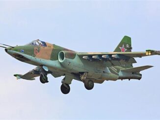 طائرة حربية روسية من طراز "سو-25"
