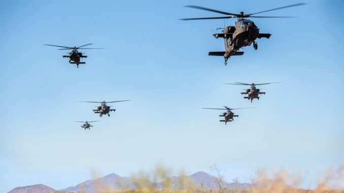 مروحيات هجومية من طراز AH-64E