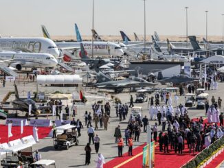 لقطة من فعاليات معرض دبي للطيران 2025