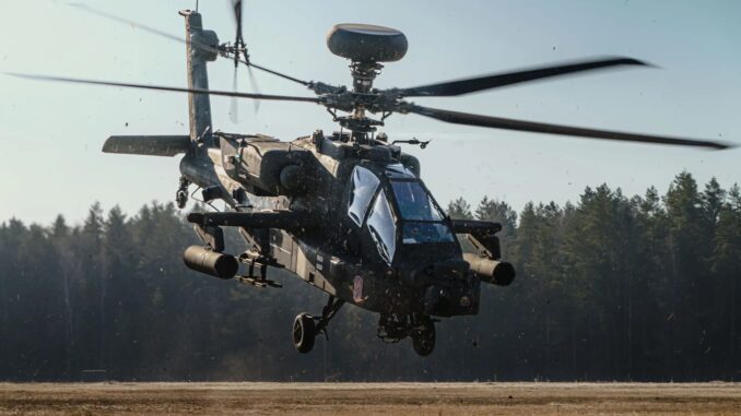 مروحية هجومية من طراز AH-64E أباتشي غارديان