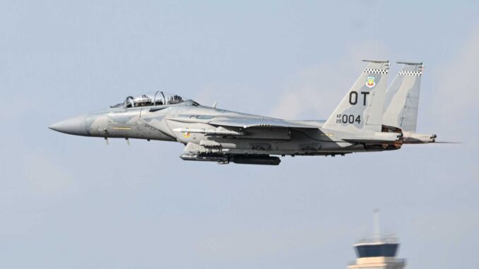 مقاتلة F-15EX Eagle II تابعة للقوات الجوية الأمريكية