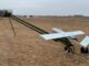 طائرة سبكتر المسيّرة البريطانية على منصة الإطلاق