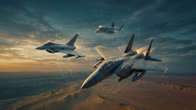 F-35 مع F-15SA وTyphoon: كيف ستعمل المقاتلات السعودية كمنظومة شبكية واحدة؟