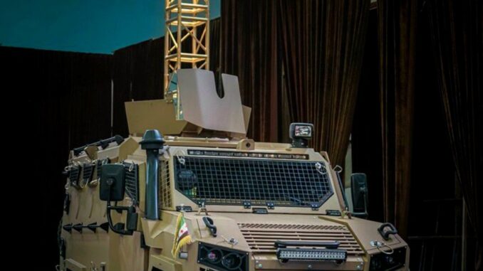 مدرعة Panthera T8 3DR التي تقول شركة الآمنة MAV السورية إنها تصنعها